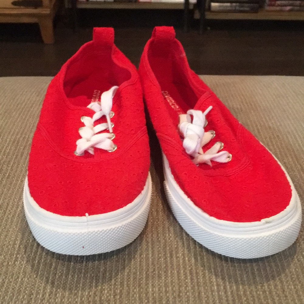 H&M red sneakers